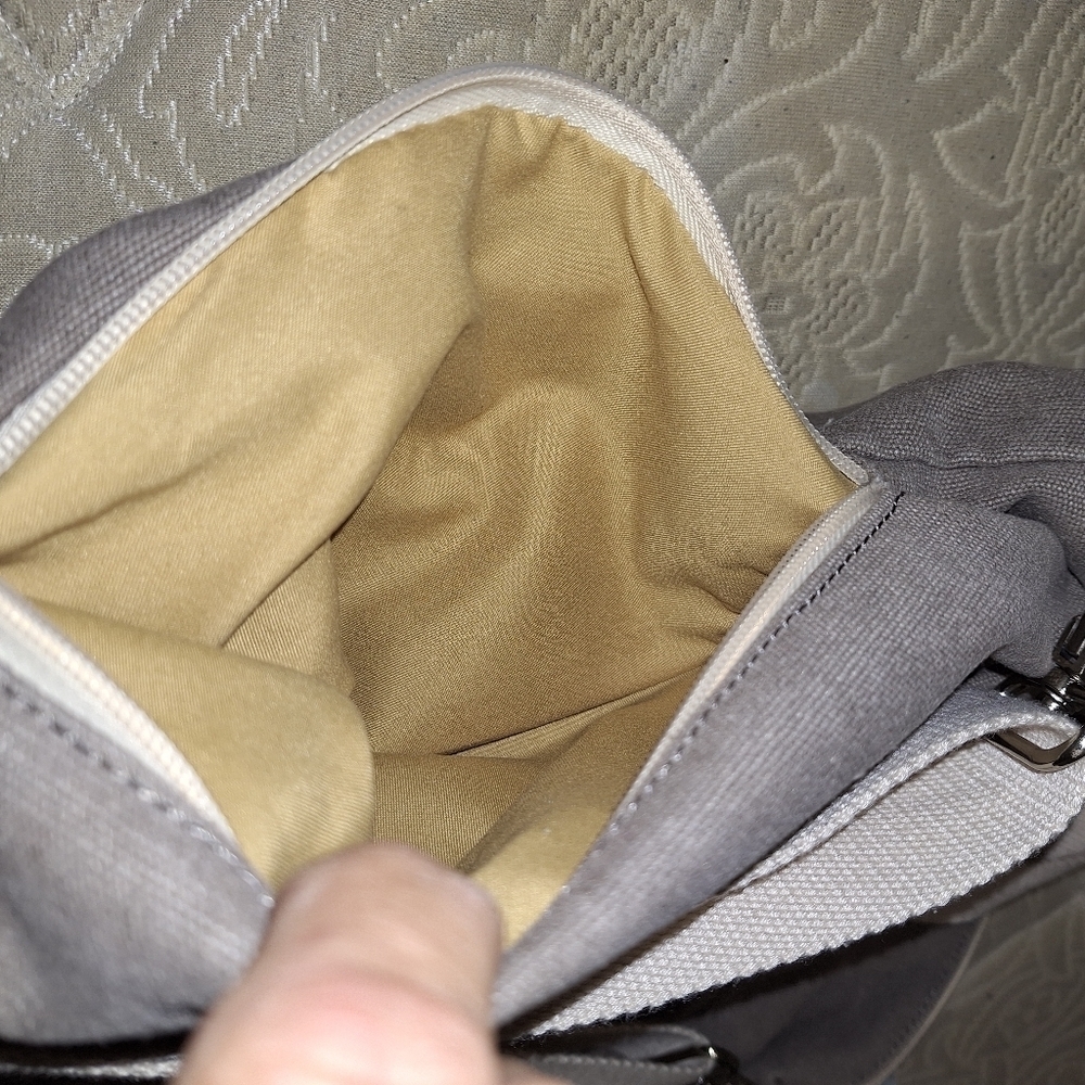 A Canvas Artisan boho backpack/bag, satchel carry-all. - Picture 4 of 9
